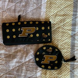 Purdue wallet and coin purse